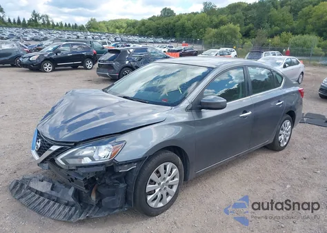 2016 Nissan Sentra Fe+ S/S/Sl/Sr/Sv z USA, uszkodzony, nr VIN 3N1AB7AP3GL645423